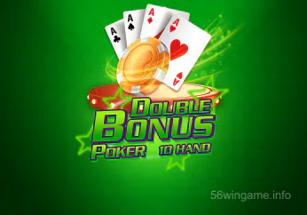 56wingame Double Bonus Poker 10 Hand